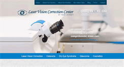 Desktop Screenshot of lasikcenternj.com